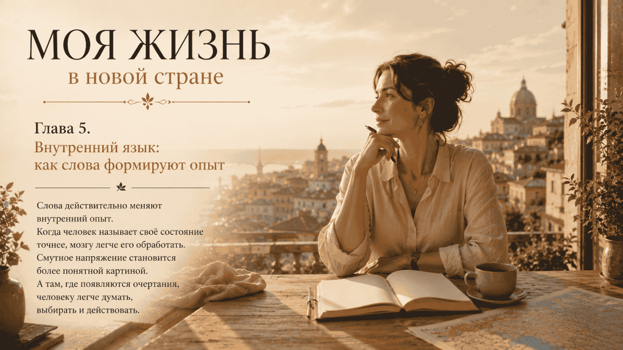 Обложка книги главы Глава Внутренний язык - как слова формируют опыт