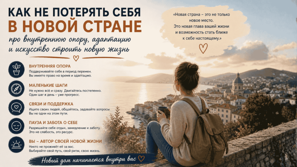 как не потерять себя в новой стране обложка