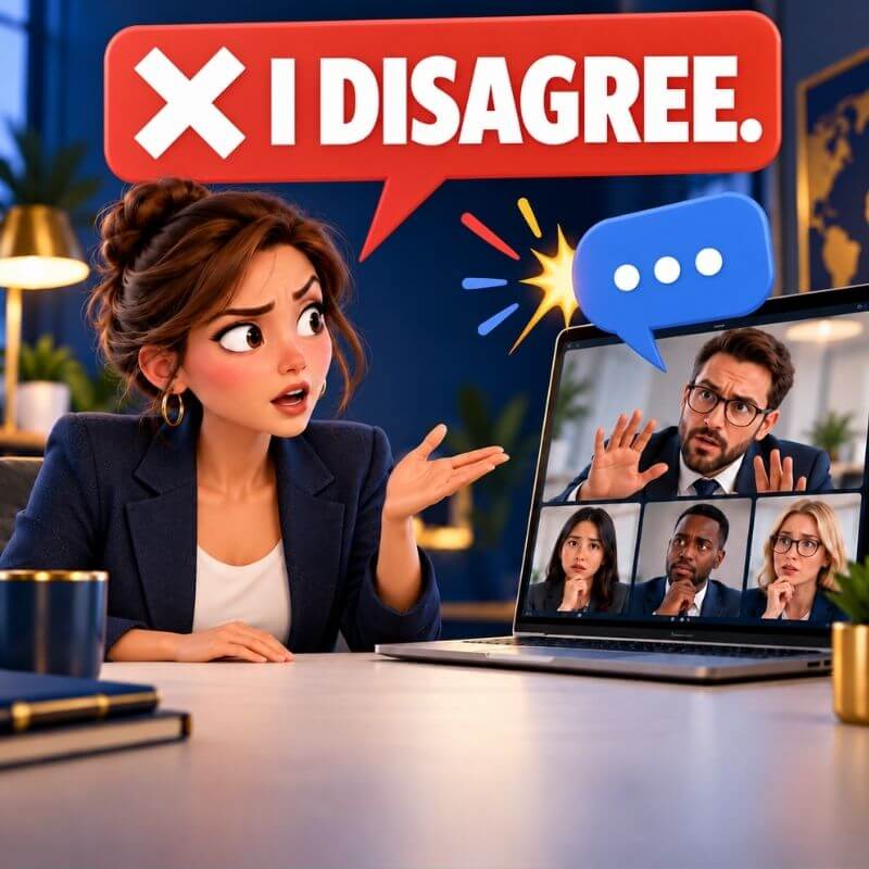 I do not agree.